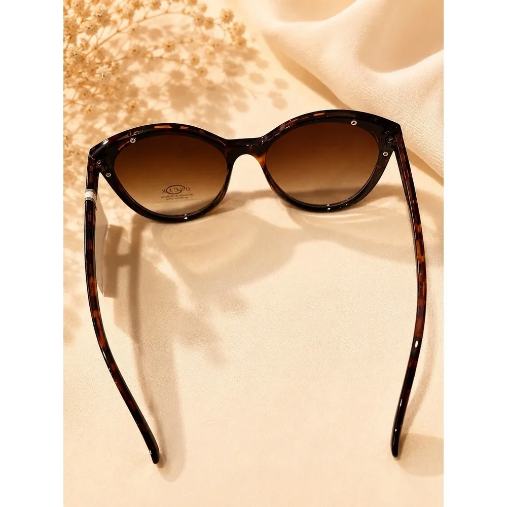 Oscar by Oscar‎ de la Renta Tortoise Oversized Butterfly Sunglasses